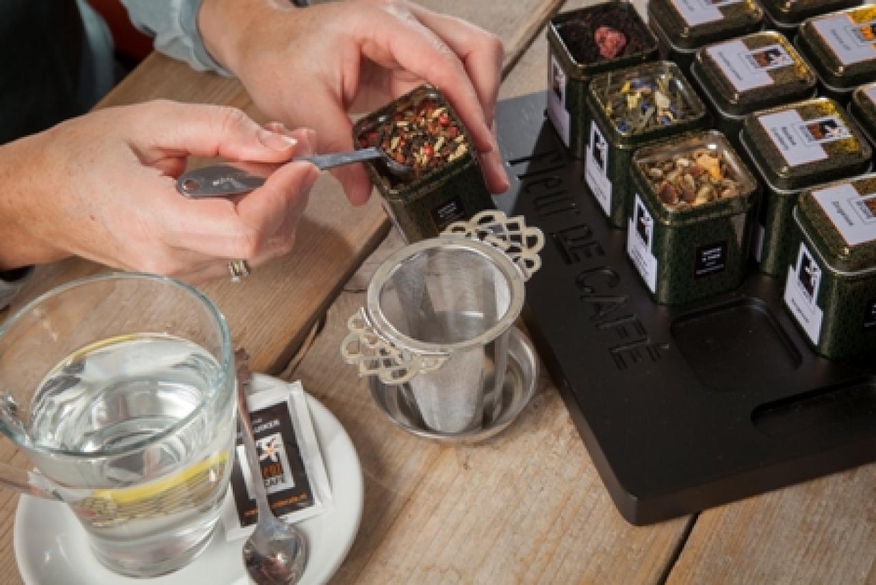 Thee verkoop Fleur de Café