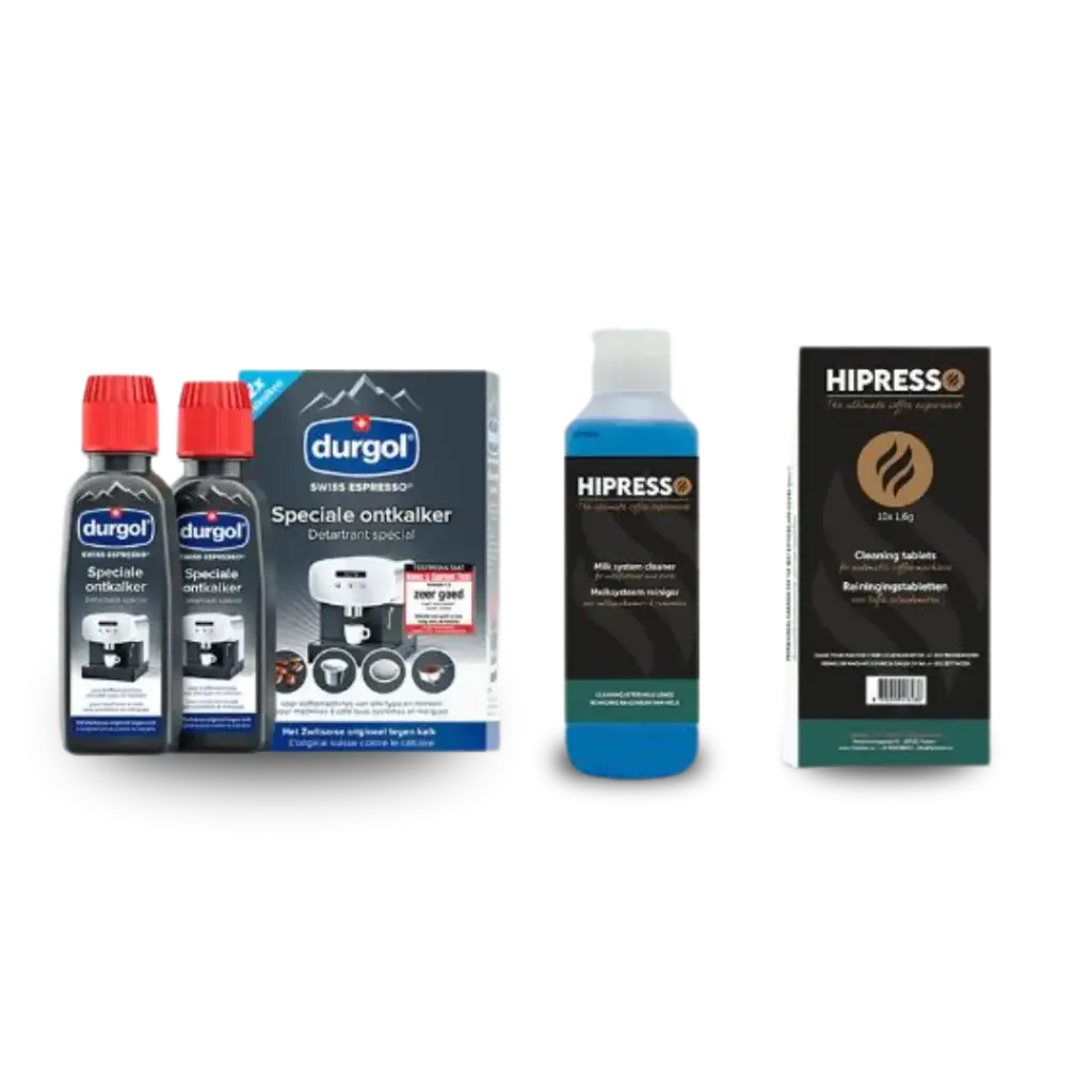 Hipresso reiniging- en ontkalkingset