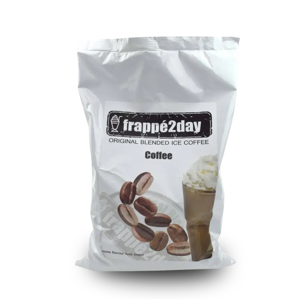 IJskoffie poeder koffiesmaak Frappe2Day 1,5 kg