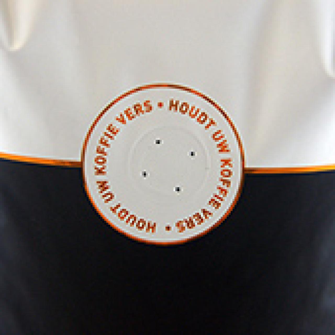 Koffiezak met ventiel