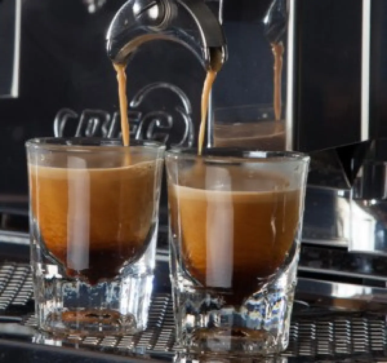 Espresso kopje of glaasje
