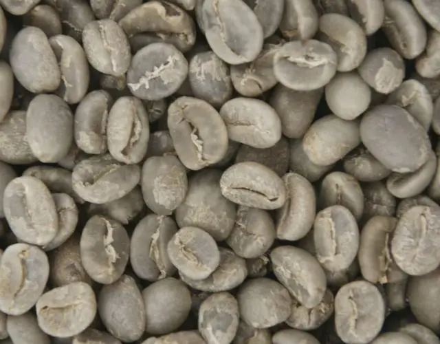 Ongebrande koffiebonen