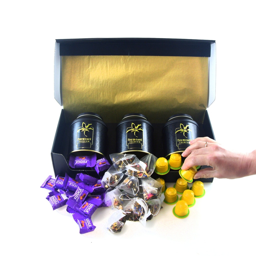 luxe koffie en thee cadeau set