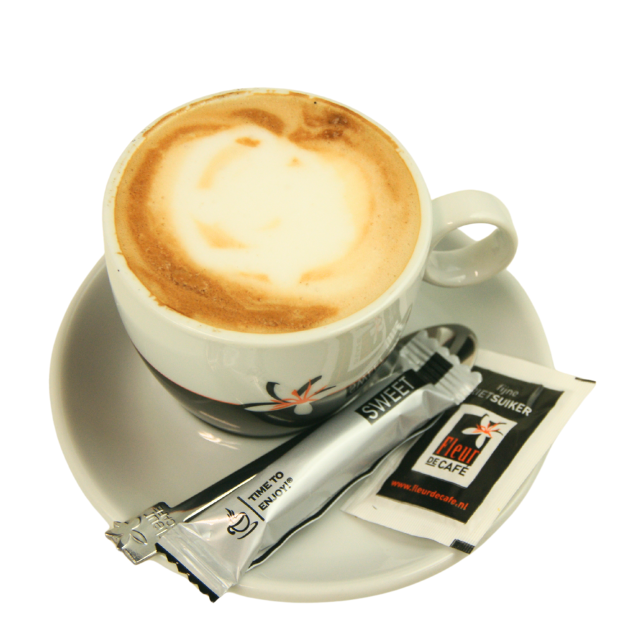 Koffie_met_koekje Koffiekoekjes hazelnoot cacao - Bolero 400 stuks