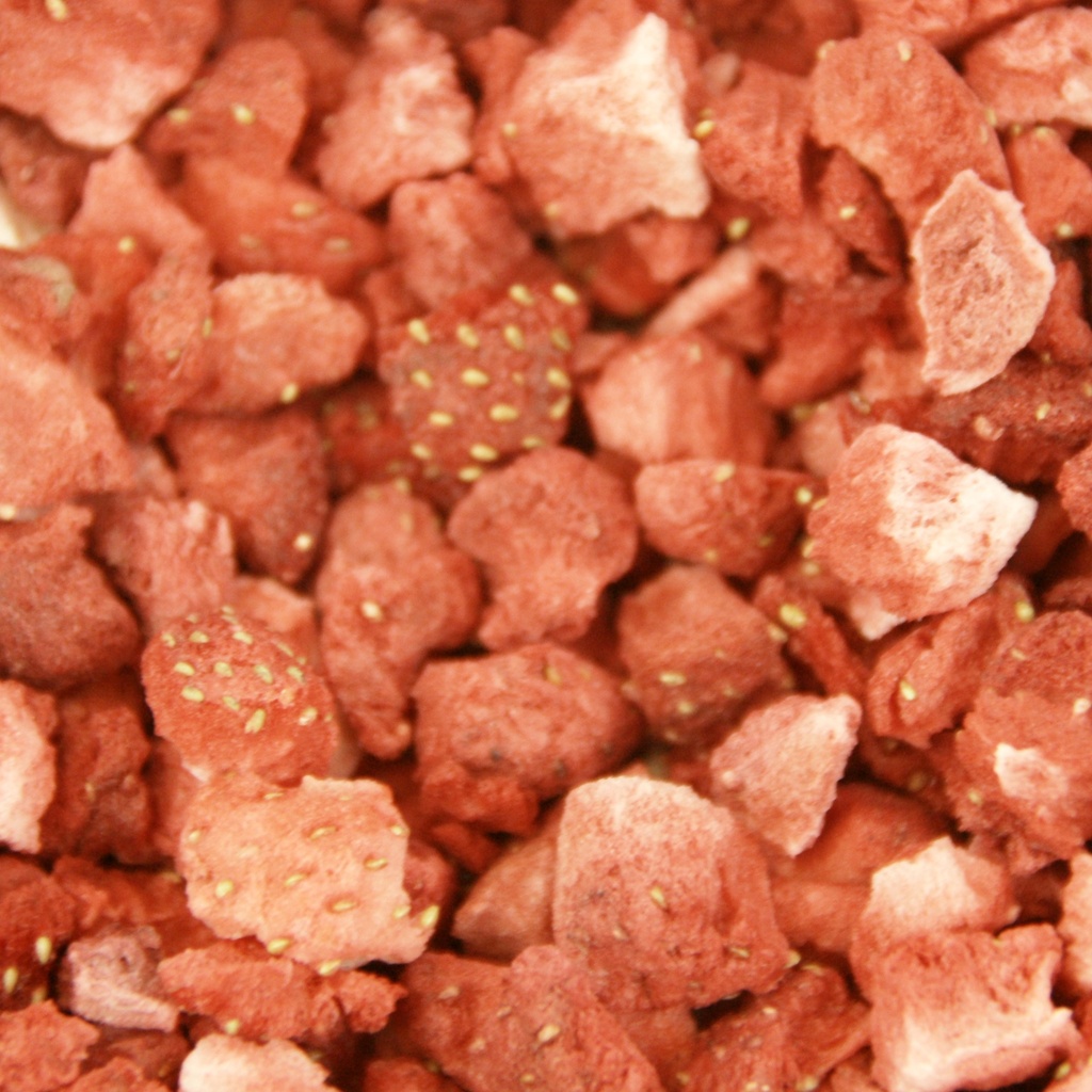 Aardbeistukjes 100 gram
