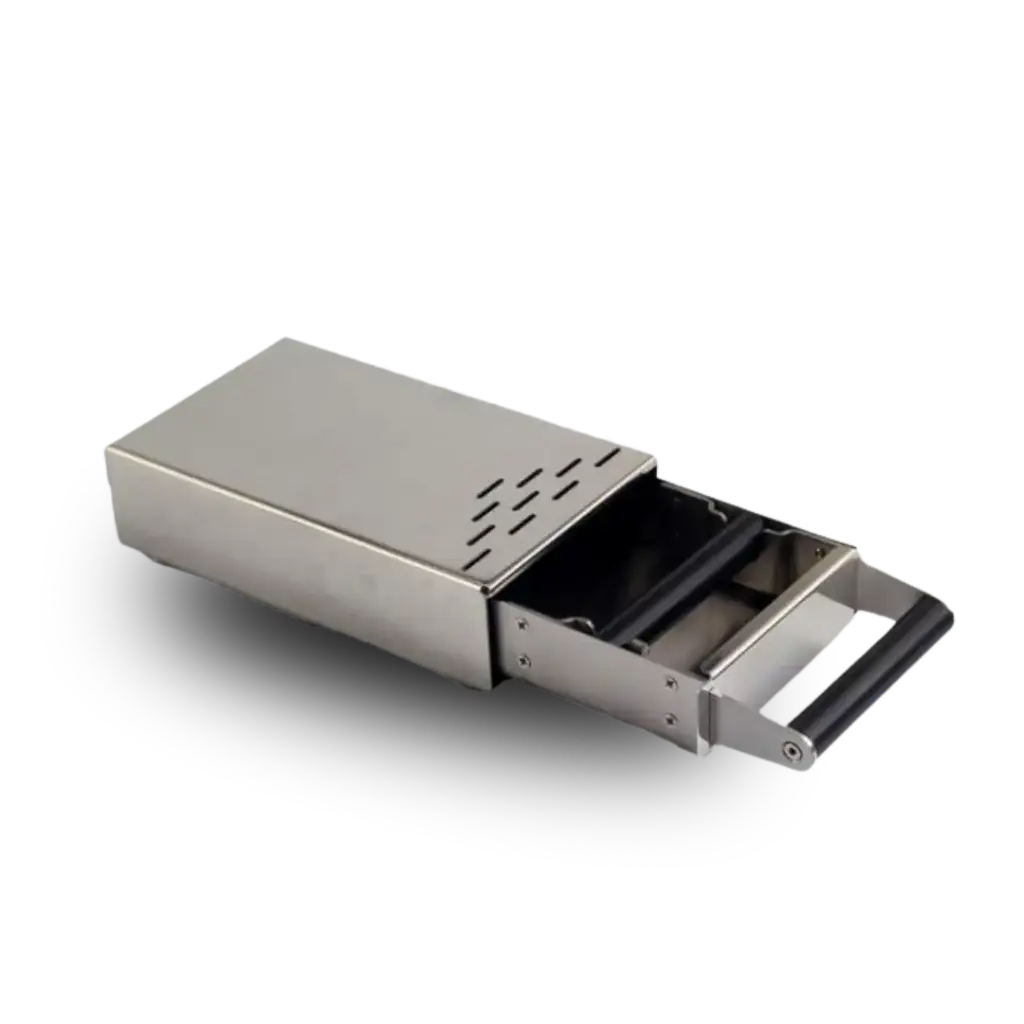 969 Afkloplade RVS (14 x 24 x 6,5 cm)