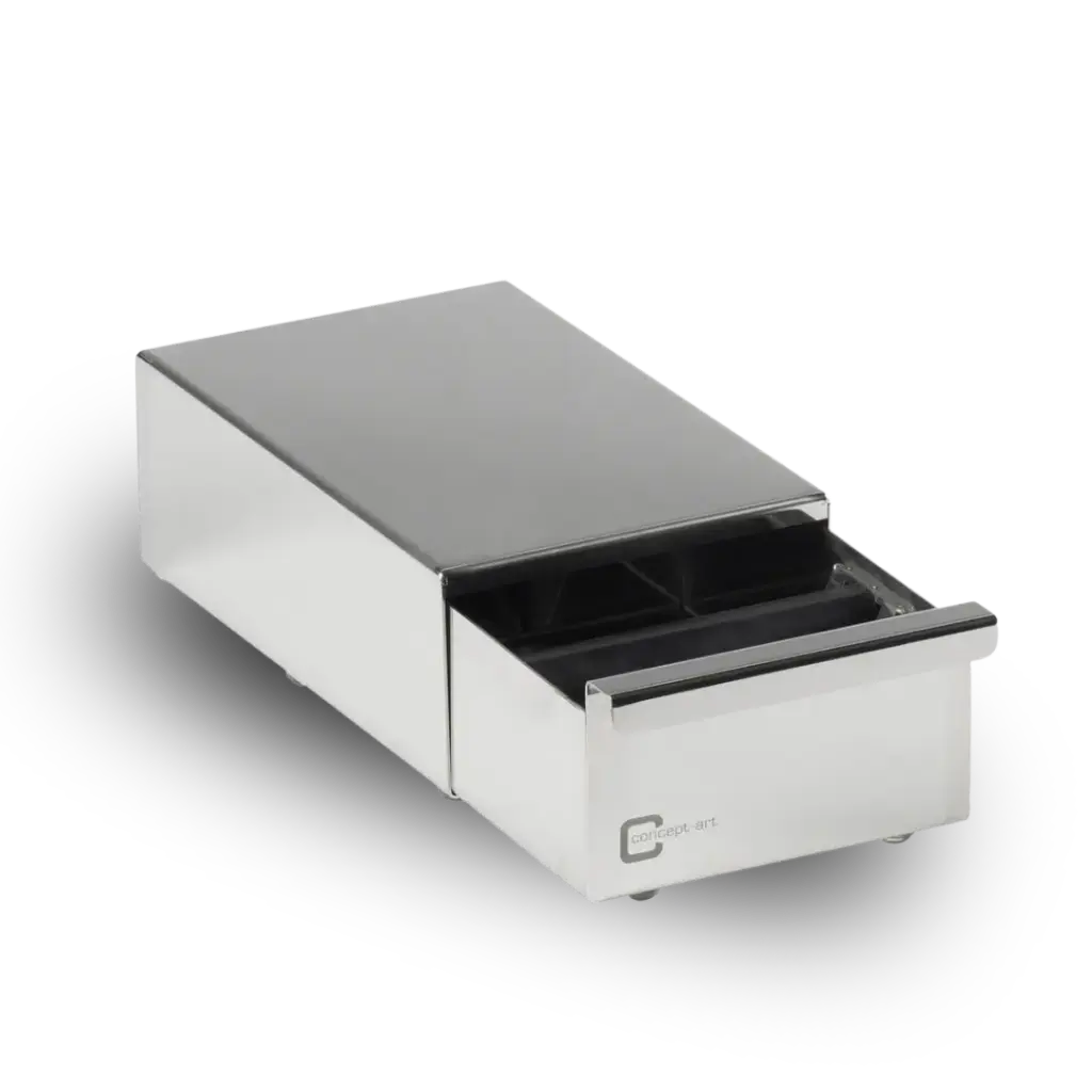 Afkloplade metall Mini gepolijst (13x22x8cm)