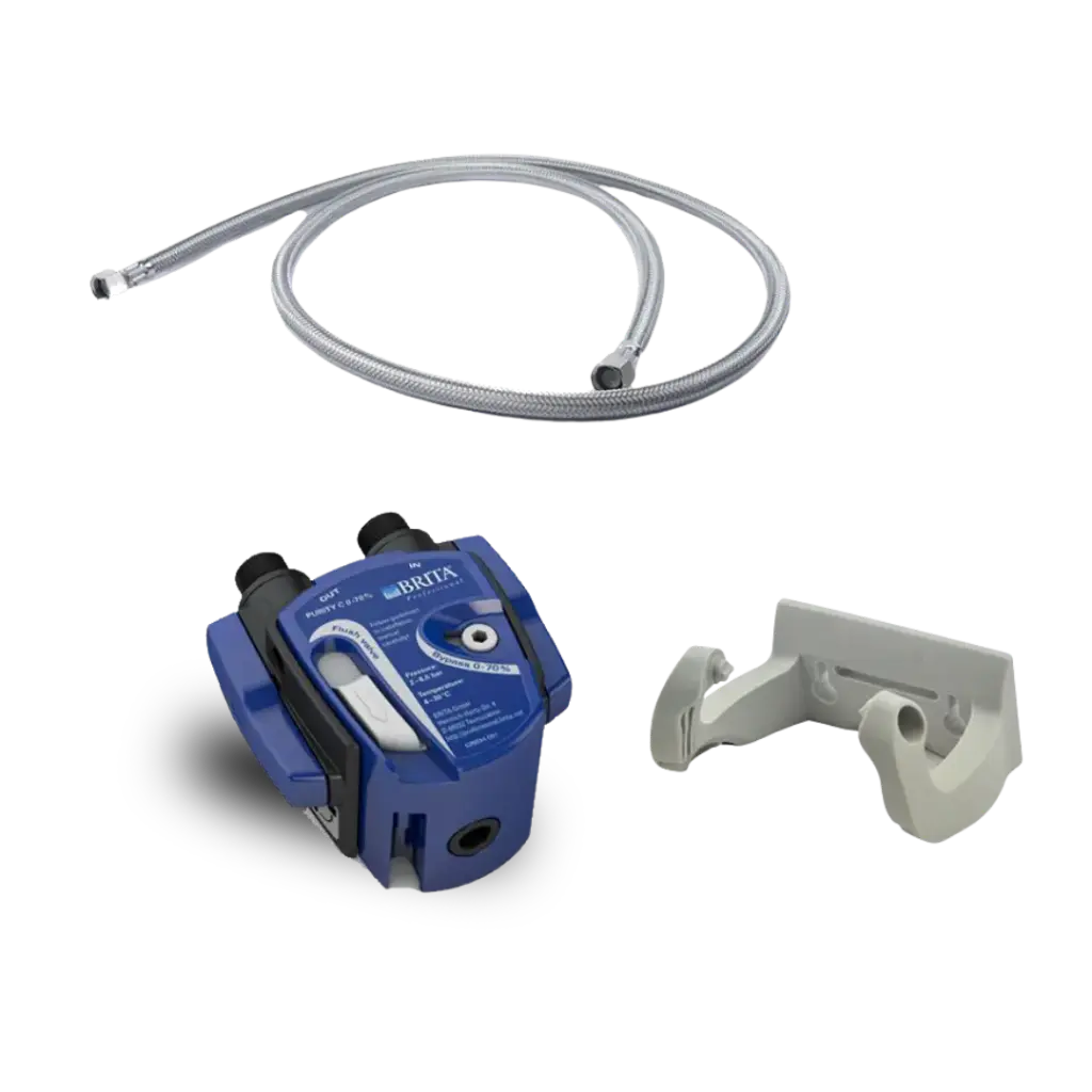 Brita waterfilter set: filterkop, houder en aansluitslang