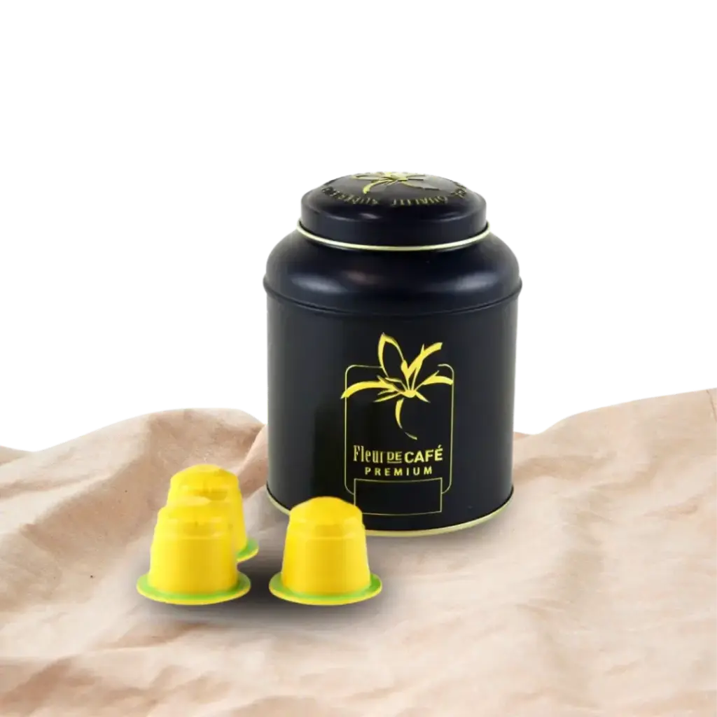 Cadeaublik met Yellow Bourbon koffiecups