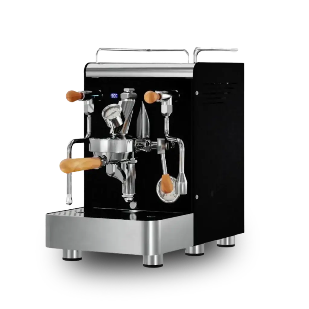 969 Elba Gentile espressomachine italiaans zwart-olijfhout