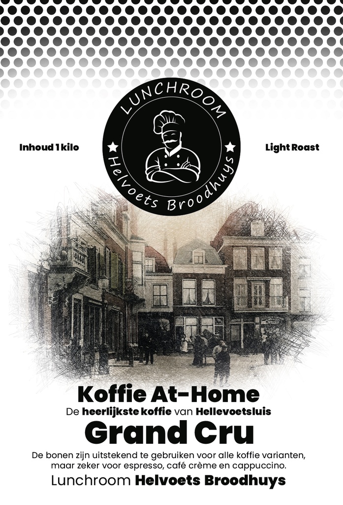 Helvoets Broodhuys Koffie to go Grand Cru Grand 1 kg