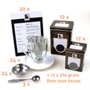 Horeca pakket met 12 x 250 gr losse thee naar keuze