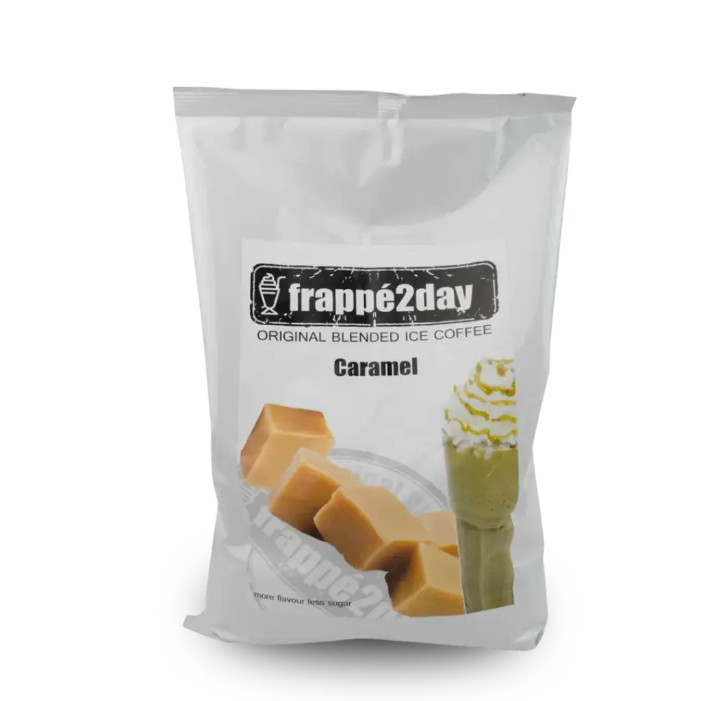 IJskoffie poeder Caramel Frappe2Day 1,5 kg