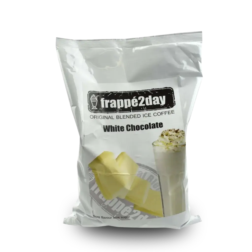 IJskoffie poeder Witte Choco Frappe2Day 1,5 kg