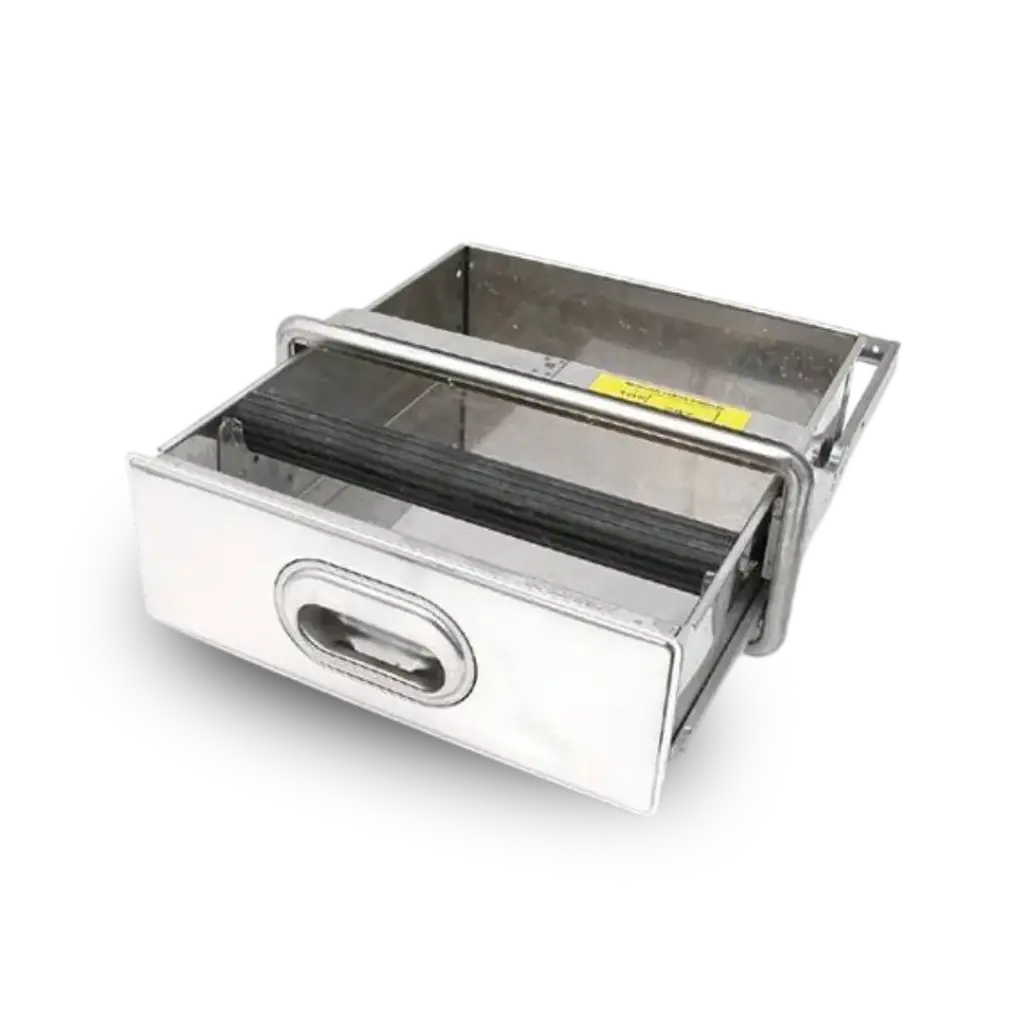 Inbouw afkloplade met stang