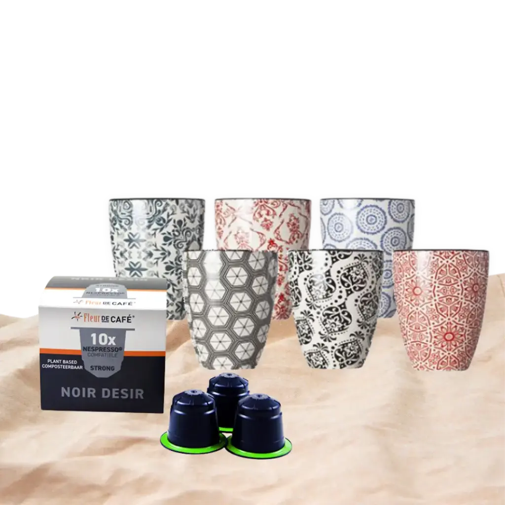 Koffiepakket DELIRIO en Noir Desir cups