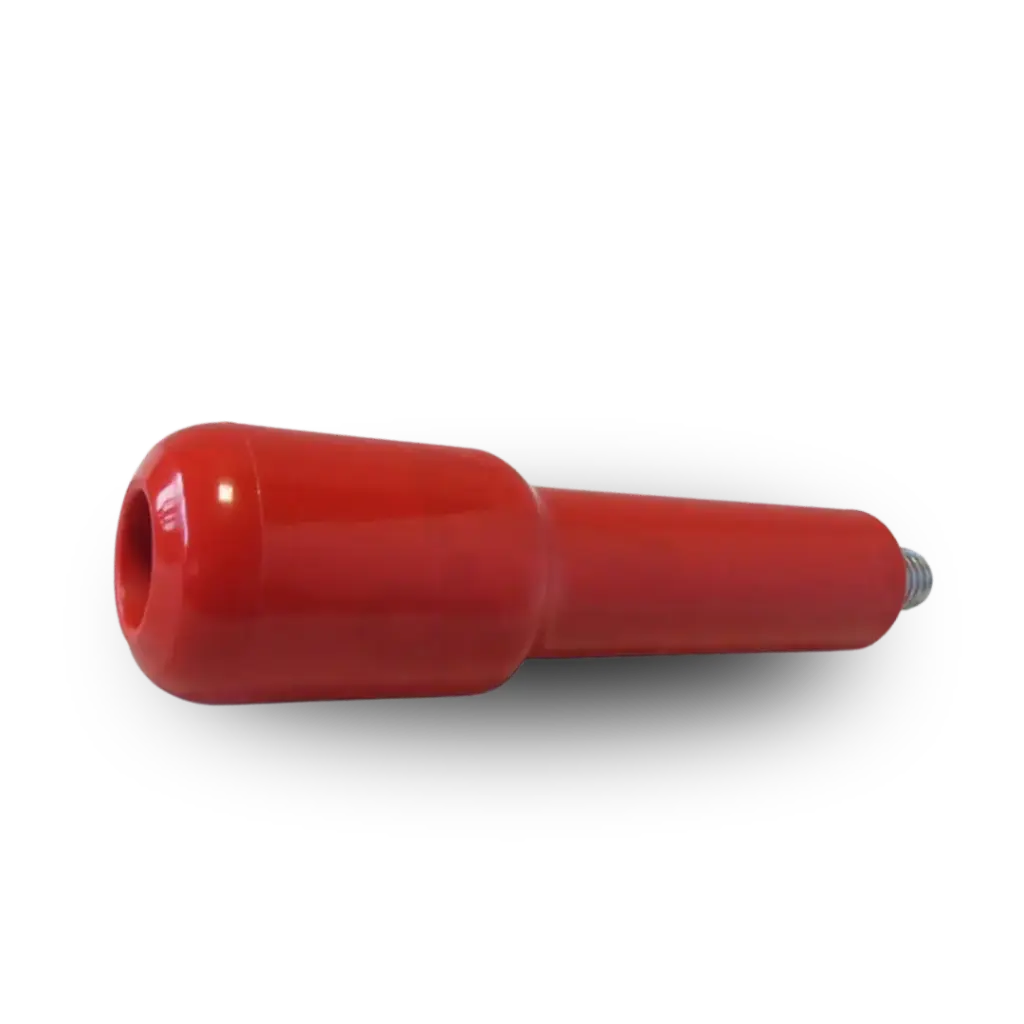 Op = op Portafilter rood handvat universeel M12 Red Shiny