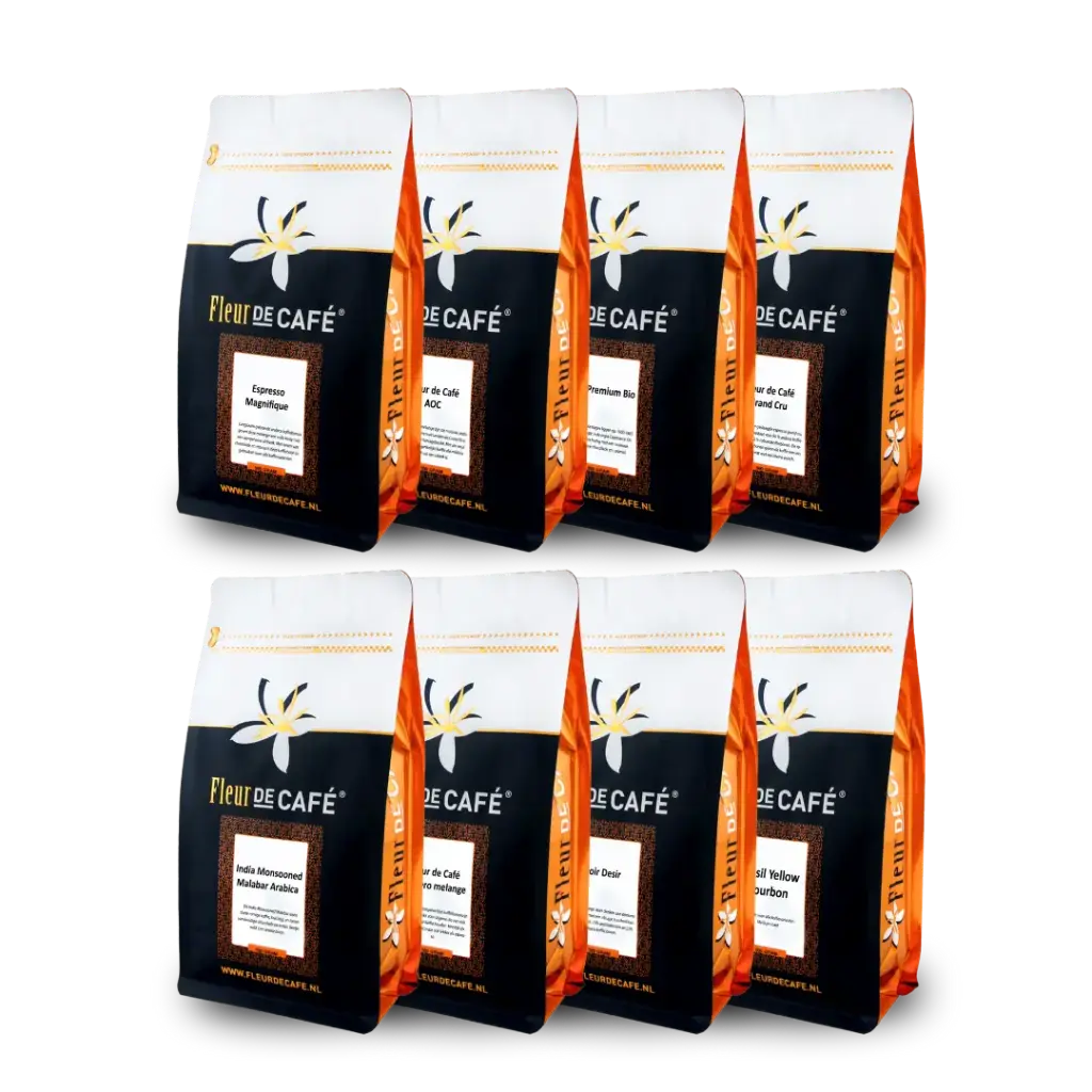 Proefpakket Populair 8 x 500 gram koffiebonen