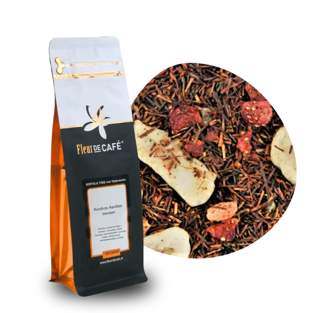 Rooibos Aardbei banaan 100 gram