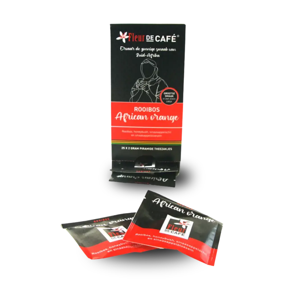 Rooibos African orange theezakjes 25 stuks