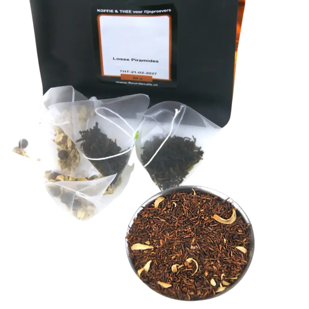 Rooibos African orange theezakjes LOS 50 x 2 gram