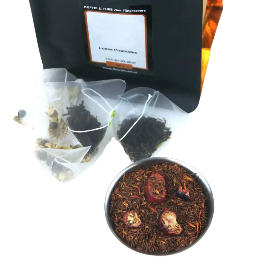 Rooibos cranberry theezakjes LOS 50 x 2 gram