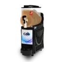 Slush machine Faby Cream 6 liter Zwart