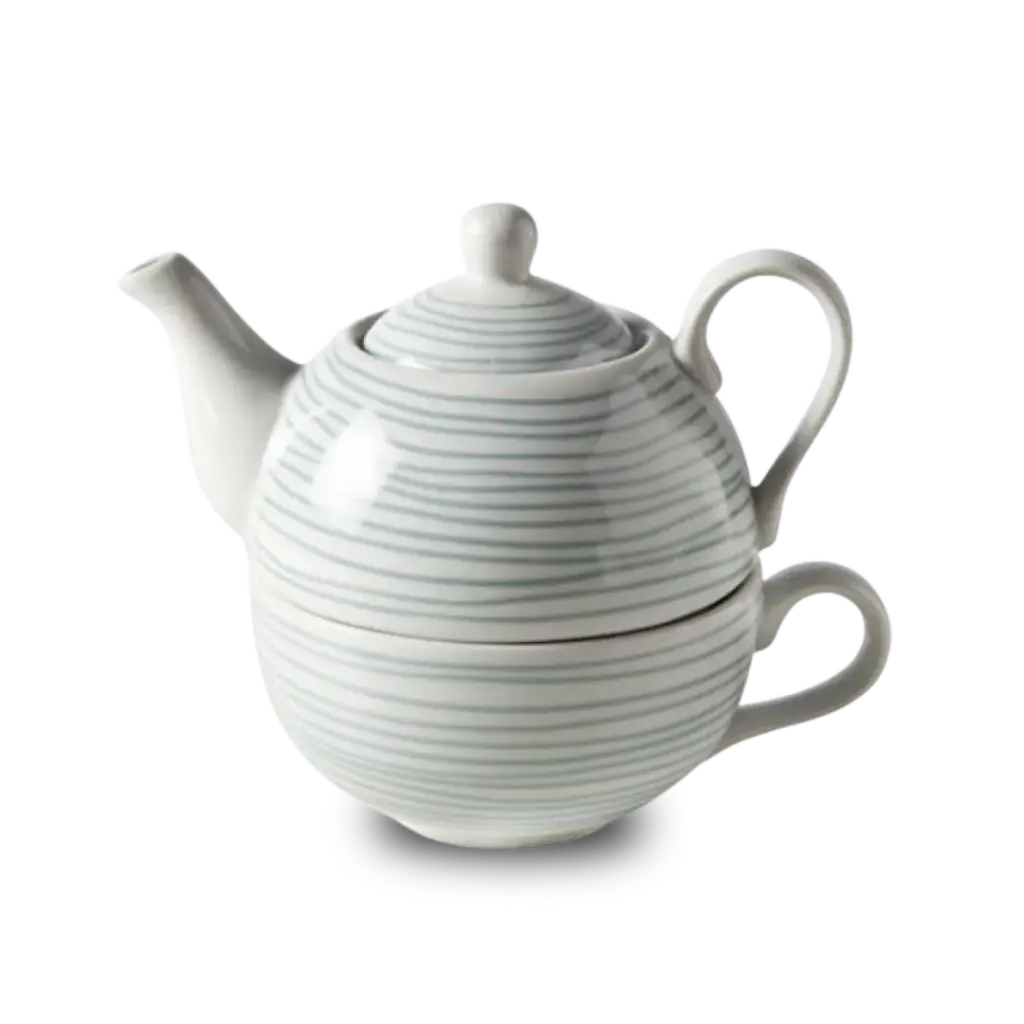 Tea For One Green lines