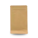 Theezak 500 gram Kraft boxpouch met zipper