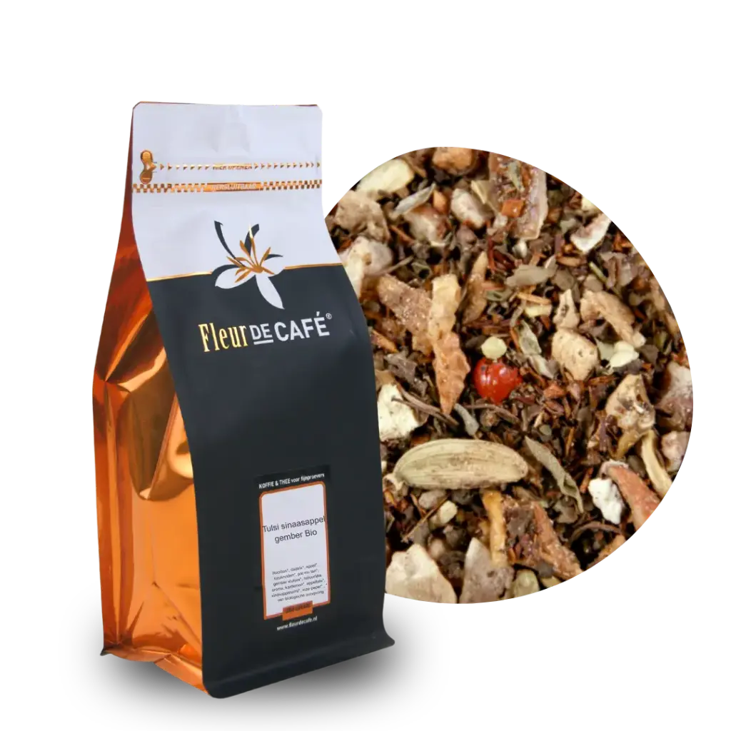 Tulsi sinaasappel gember Bio 250 gram