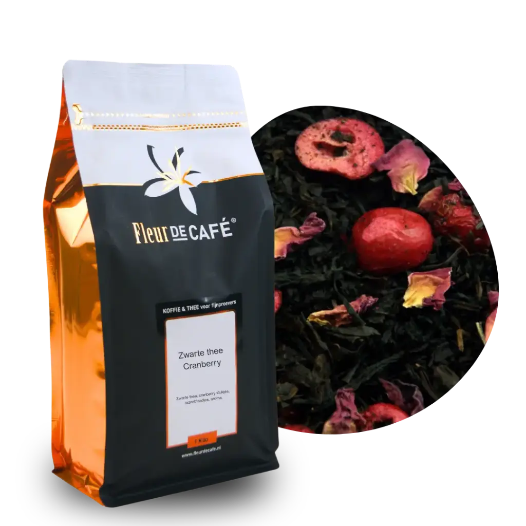 Zwarte thee Cranberry 1 kg