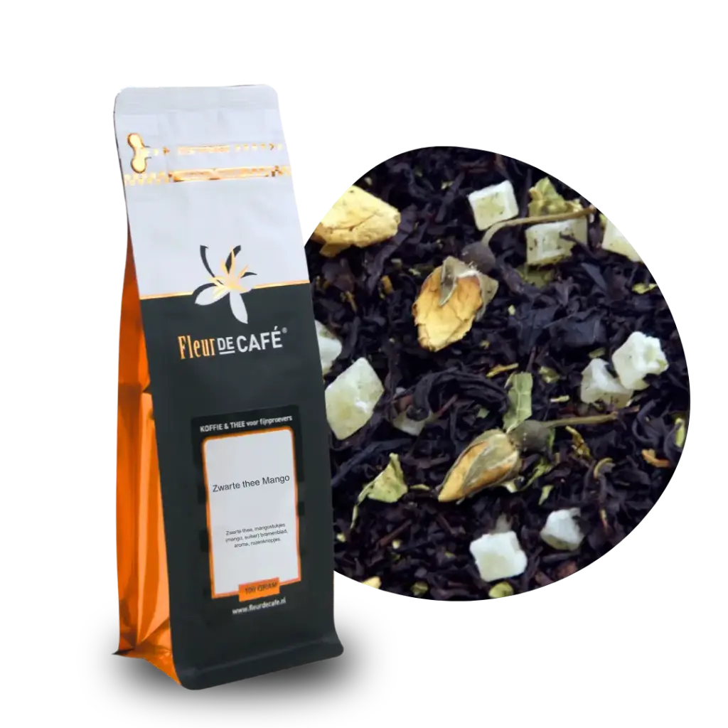 Zwarte thee Mango 100 gram
