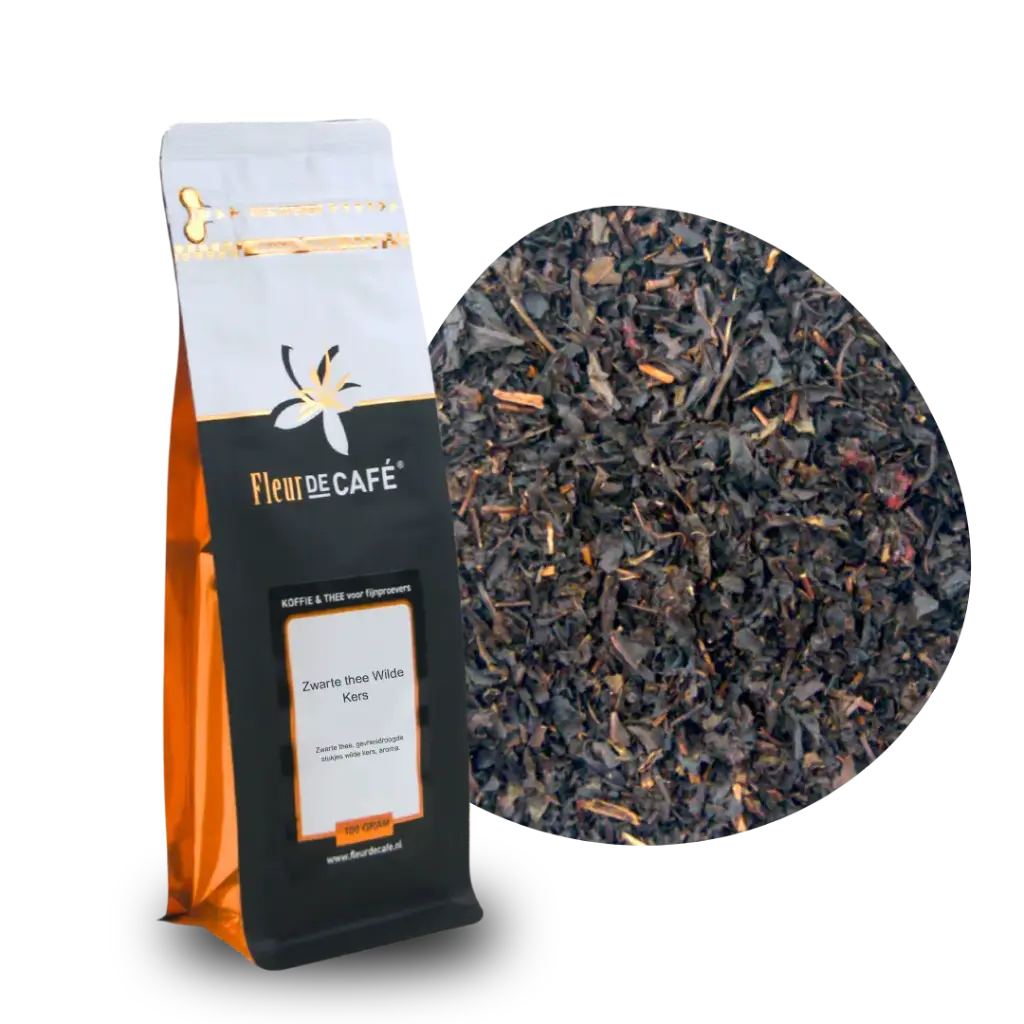 Zwarte thee Wilde Kers 100 gram