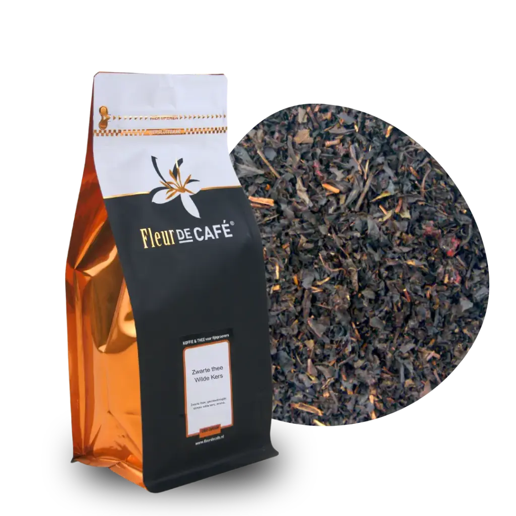 Zwarte thee Wilde Kers 250 gram