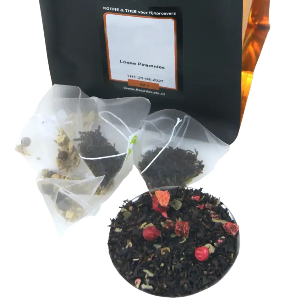 Zwarte thee bosvruchten theezakjes LOS 50 x 2 gram