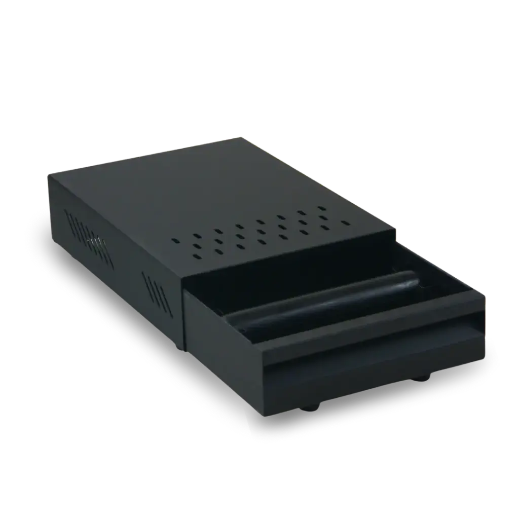 Afkloplade zwart (35x25x9.5cm)