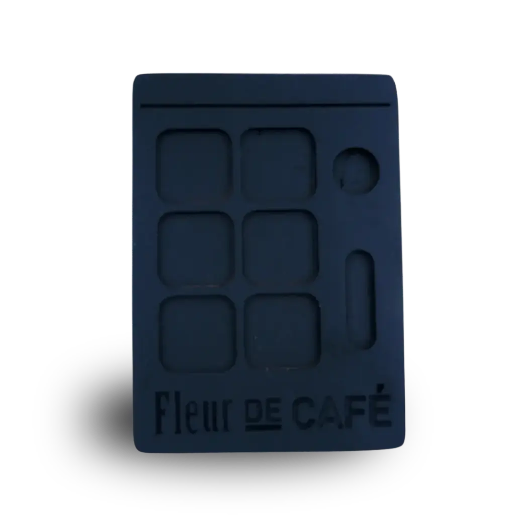 Theeplateau 6 vakken zwart