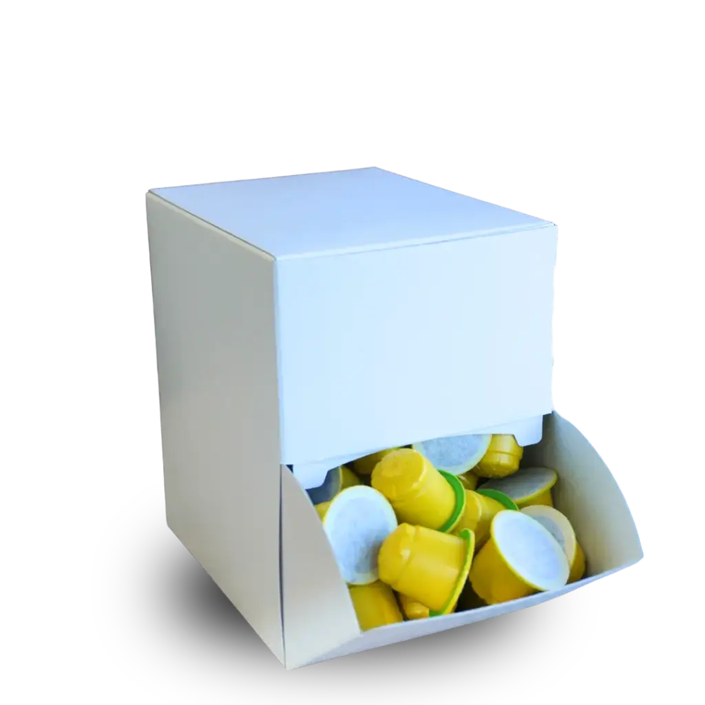 Koffiecups Yellow Bourbon 100 stuks