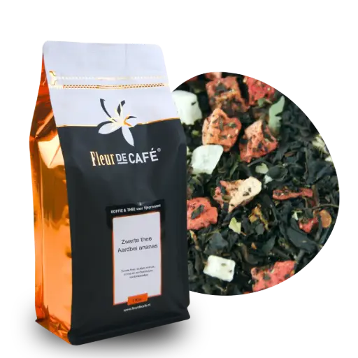 [TGZ025] Zwarte thee Aardbei ananas 1 kg