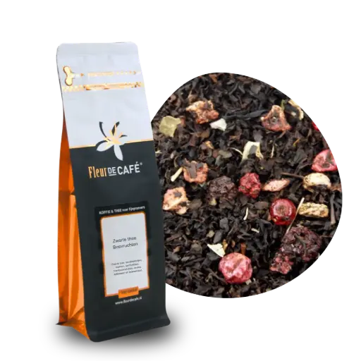 [TKZ006] Zwarte thee Bosvruchten 100 gram