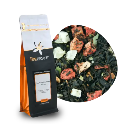 [TKZ025] Zwarte thee Aardbei ananas 100 gram