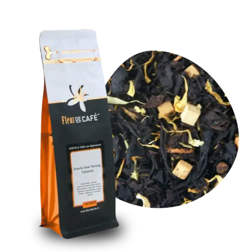 [TKZ049] Zwarte thee Honing Caramel 100 gram