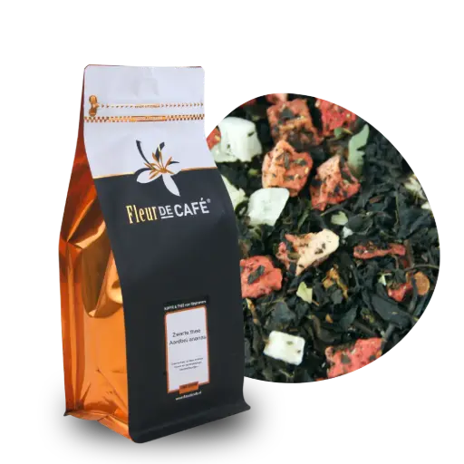 [TMZ025] Zwarte thee Aardbei ananas 250 gram