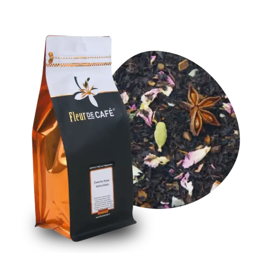 [TMZ032] Zwarte thee speculaas 250 gram