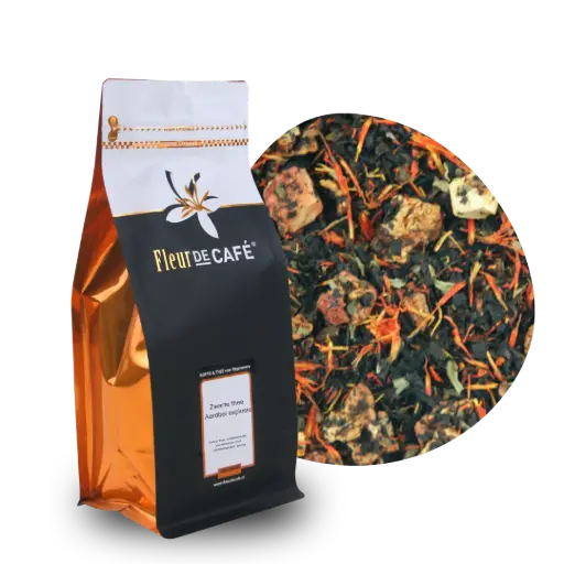 [TMZ053] Zwarte thee Aardbei explosie 250 gram