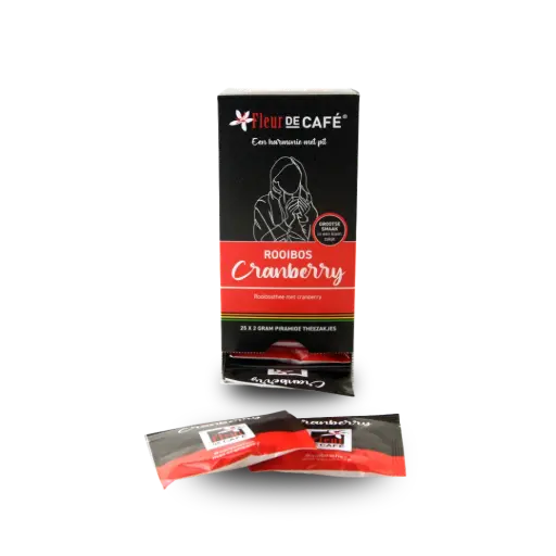 [TP110] Rooibos Cranberry theezakjes 25 stuks