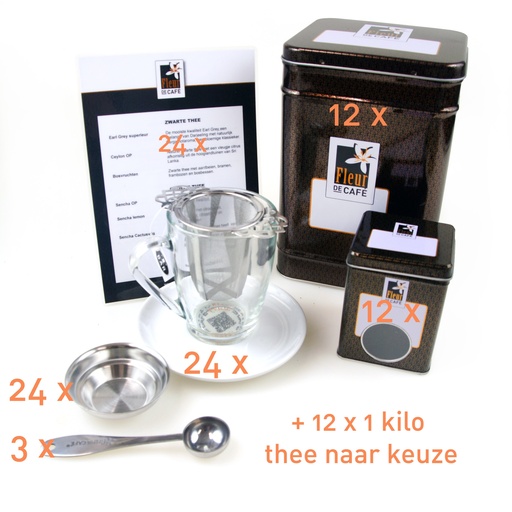 [TPH004] Horeca pakket met 12 x 1 kilo losse thee naar keuze