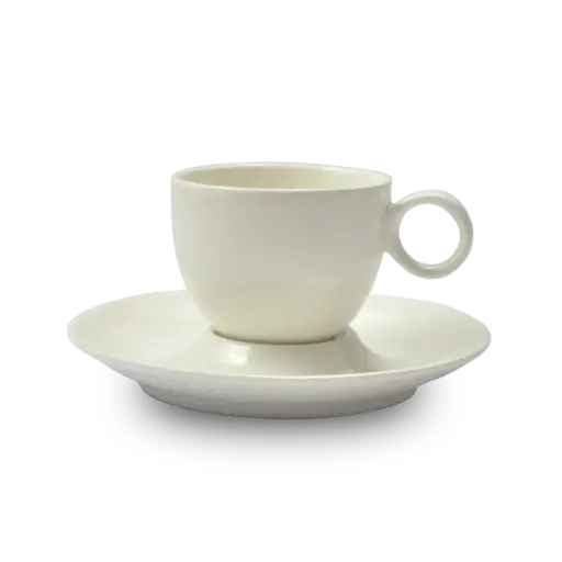 [TS112] Op = op Coffeepoint koffie/cappuccino schotel