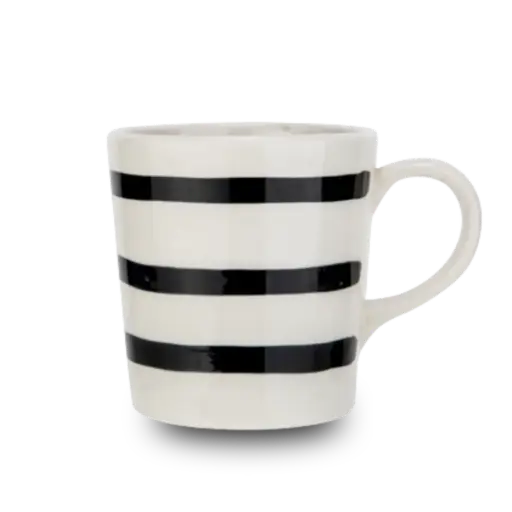 [TS144] Op = op Black bands koffiemok 36cl