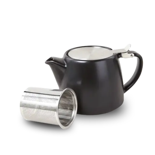 [TS173] Theepot Point-Virgule met theezeefje zwart mat 500 ml